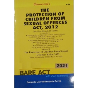 Commercial Law Publisher's The Protection of Children from Sexual Offences Act, 2012 [POCSO] Bare Act